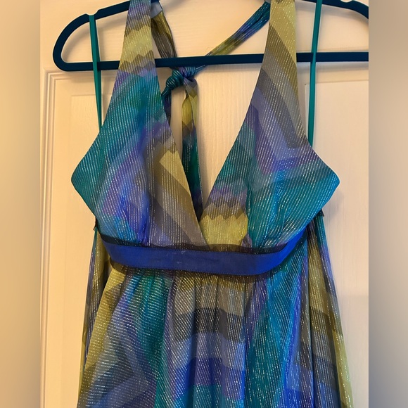 BCBGMaxAzria Multicolor Maxi Dress - Picture 4 of 10